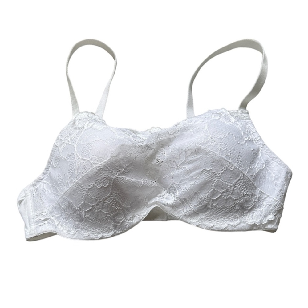 Venus White Lace Underwire Bralette Bra 34D